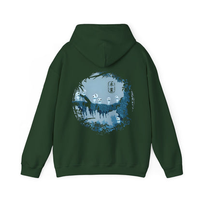 Kodama Tree Forest Back Print Hoodie – 100% Cotton Studio Ghibli Inspired Hoodie from Princess Mononoke