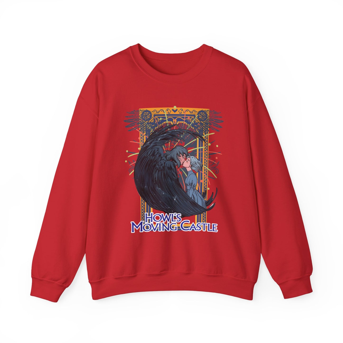 Howl’s Moving Castle Sweatshirt – 100% Cotton Anime Pullover for Studio Ghibli Fans