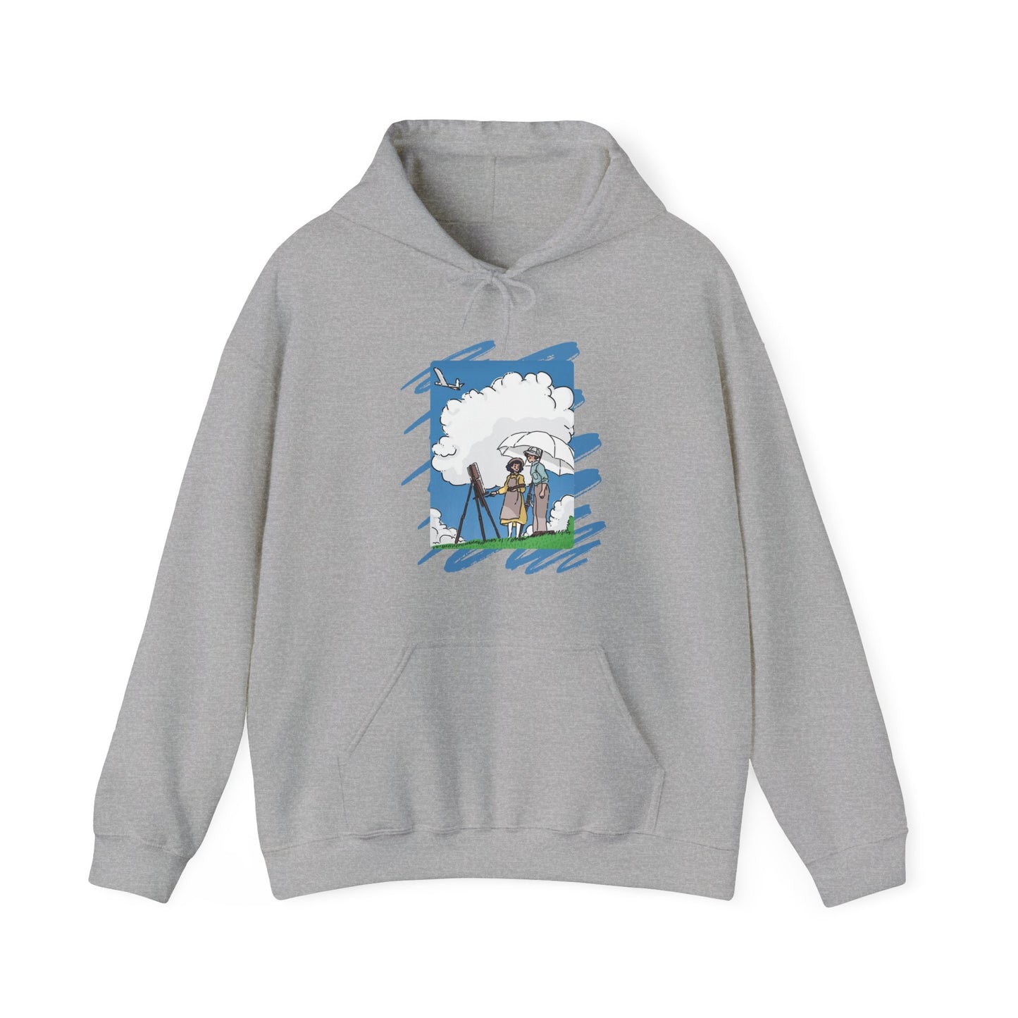 The Wind Rises Studio Ghibli Hoodie – 100% Cotton Anime Pullover for Ghibli Fans