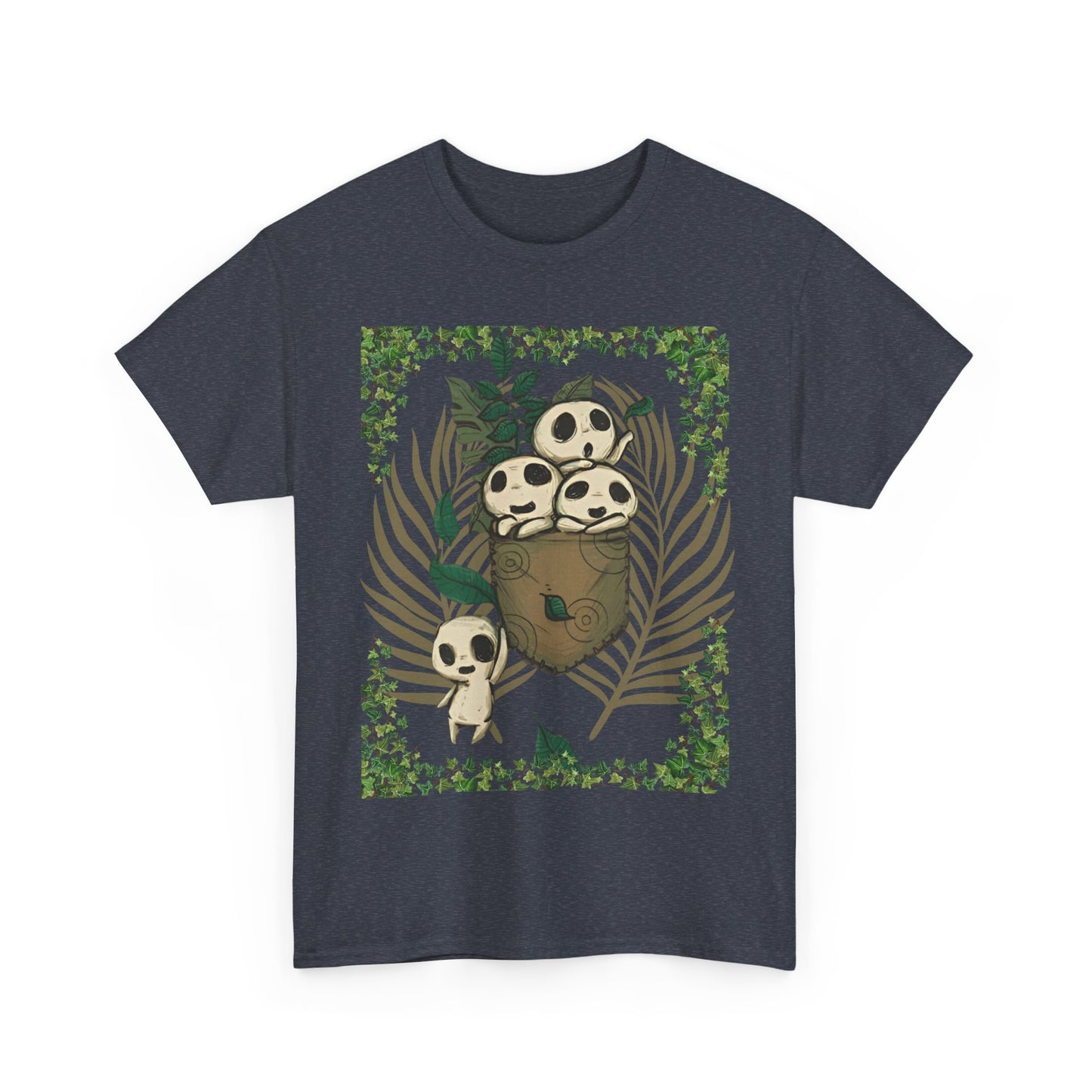 Kodama Ghibli T-Shirt 100% Cotton Studio Ghibli Anime Tee