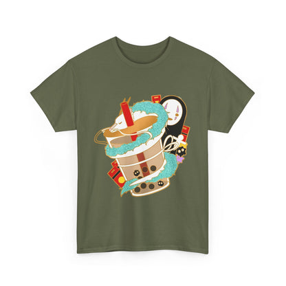 Spirited Away Smoothie Art T-Shirt | 100% Cotton Studio Ghibli Anime Tee