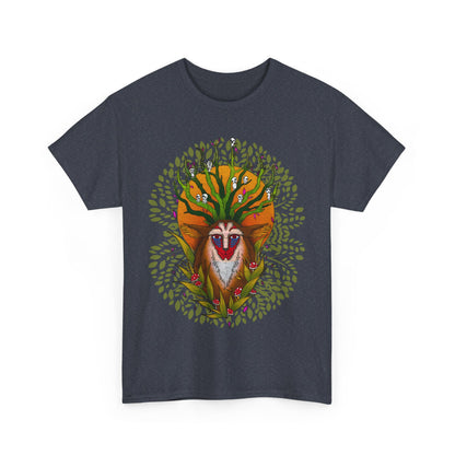 Forest Spirit Ghibli T-Shirt – 100% Cotton Princess Mononoke Anime Tee