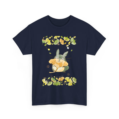 Totoro Flowers Dream T-Shirt – 100% Cotton Gildan 5000 | Studio Ghibli Aesthetic Anime Tee