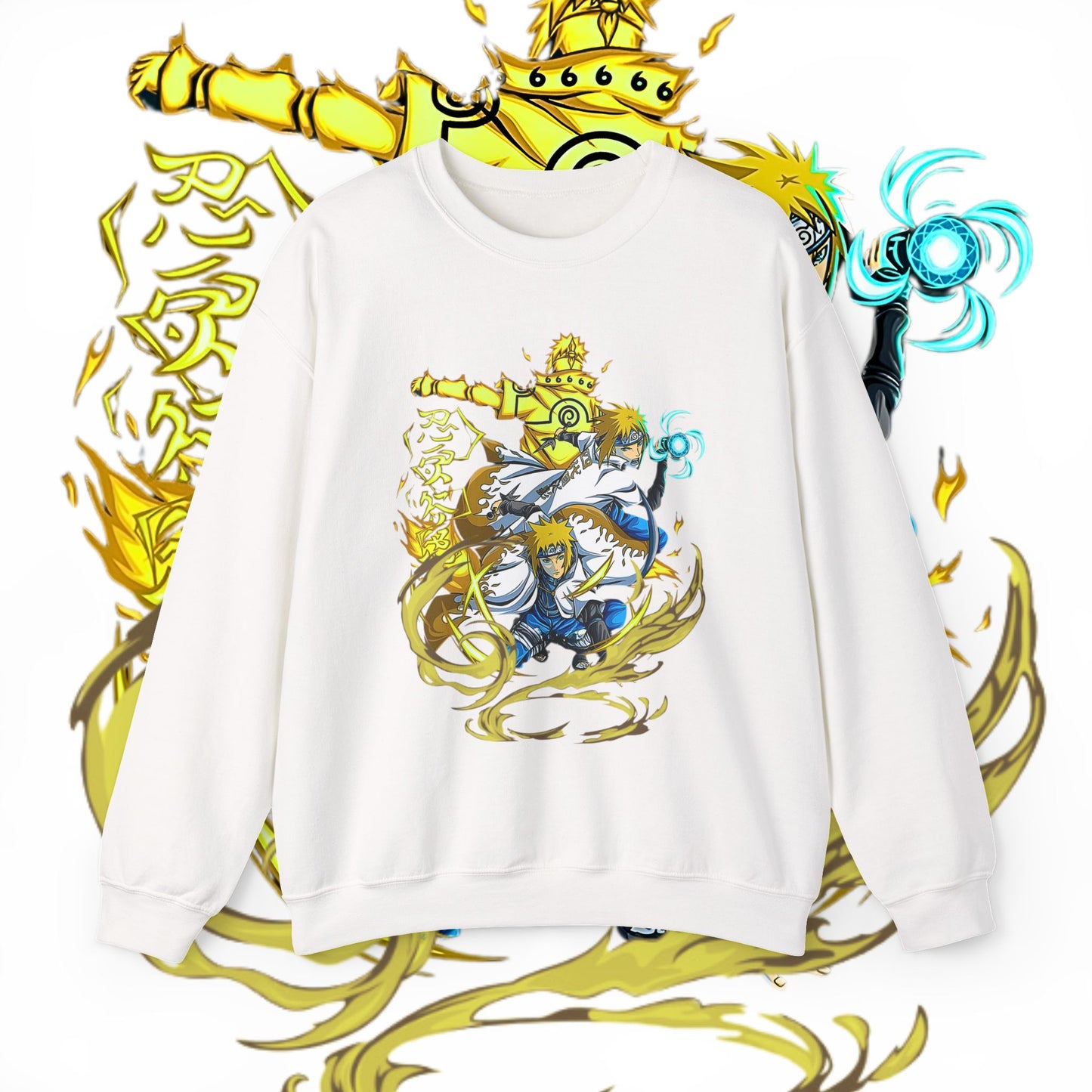 Minato Namikaze Naruto Anime Cotton Sweatshirt