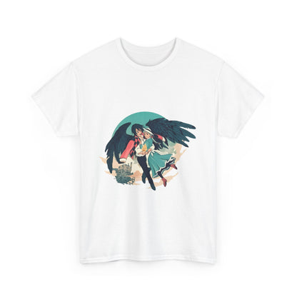 Howl And Sophie Picture T-Shirt | Studio Ghibli Cotton Anime Tee