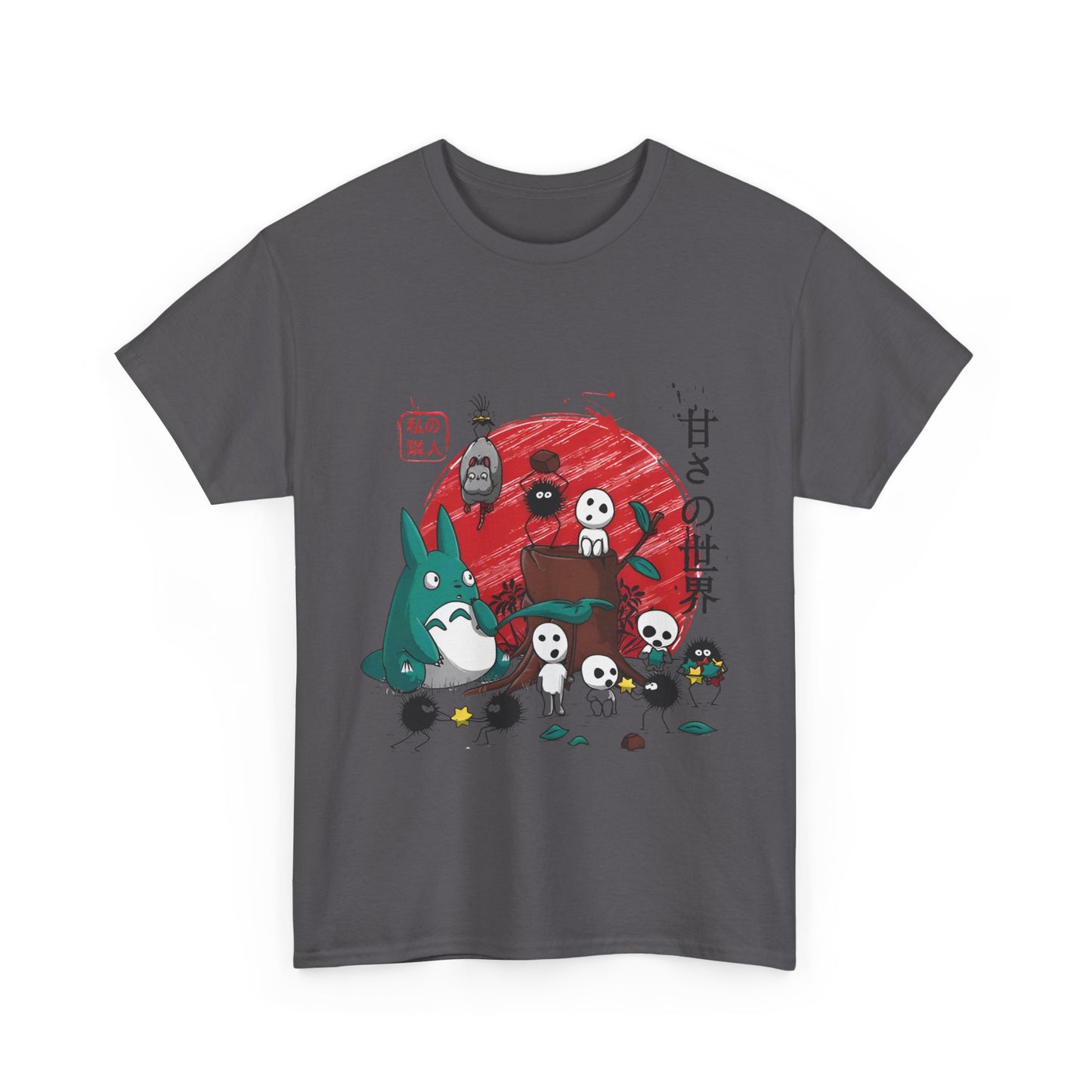 Ghibli Characters T-Shirt – 100% Cotton Anime Tee for Studio Ghibli Fans