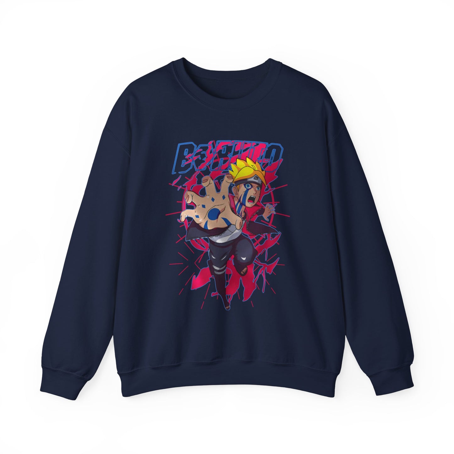 Boruto Naruto Next Generations Sweatshirt – 100% Cotton Anime Pullover for Boruto Fans