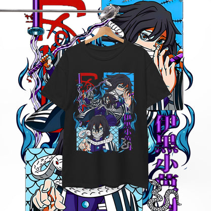Iguro Obanai Serpent Hashira T-Shirt | Demon Slayer | 100% Cotton Anime Tee