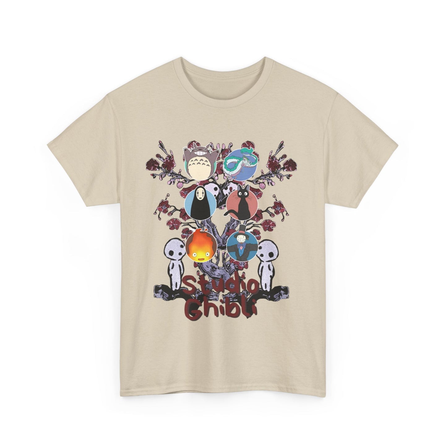 Studio Ghibli T-Shirt 100% Cotton Anime Fan Tee