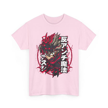 Asta Black Clover T-Shirt – 100% Cotton Anime Tee for Magic Knight Fans