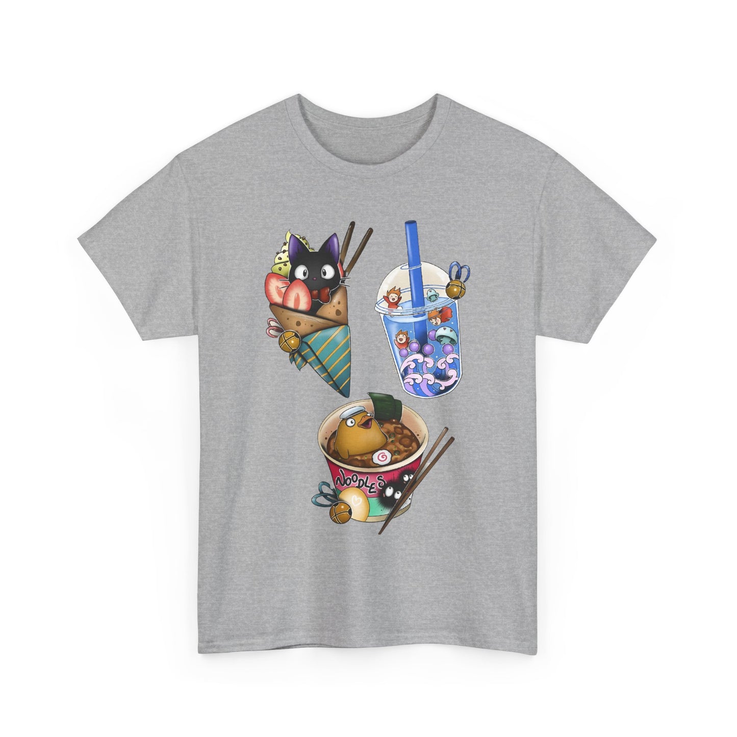 Ghibli Kawaii T-Shirt – Cute Studio Ghibli Shirt 100% Cotton Anime Tee for Fans