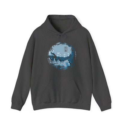 Kodama Tree Forest Hoodie – 100% Cotton Studio Ghibli Hoodie Inspired by Princess Mononoke