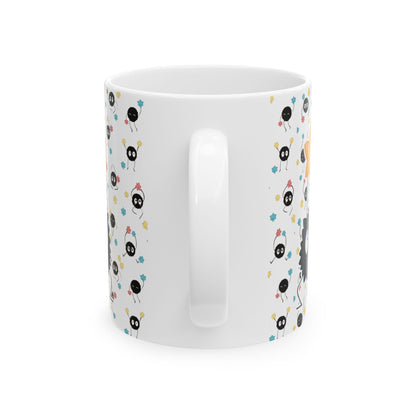 Soot Sprites Mug – Cute Studio Ghibli Coffee Cup – 11oz & 15oz Ceramic Anime Gift