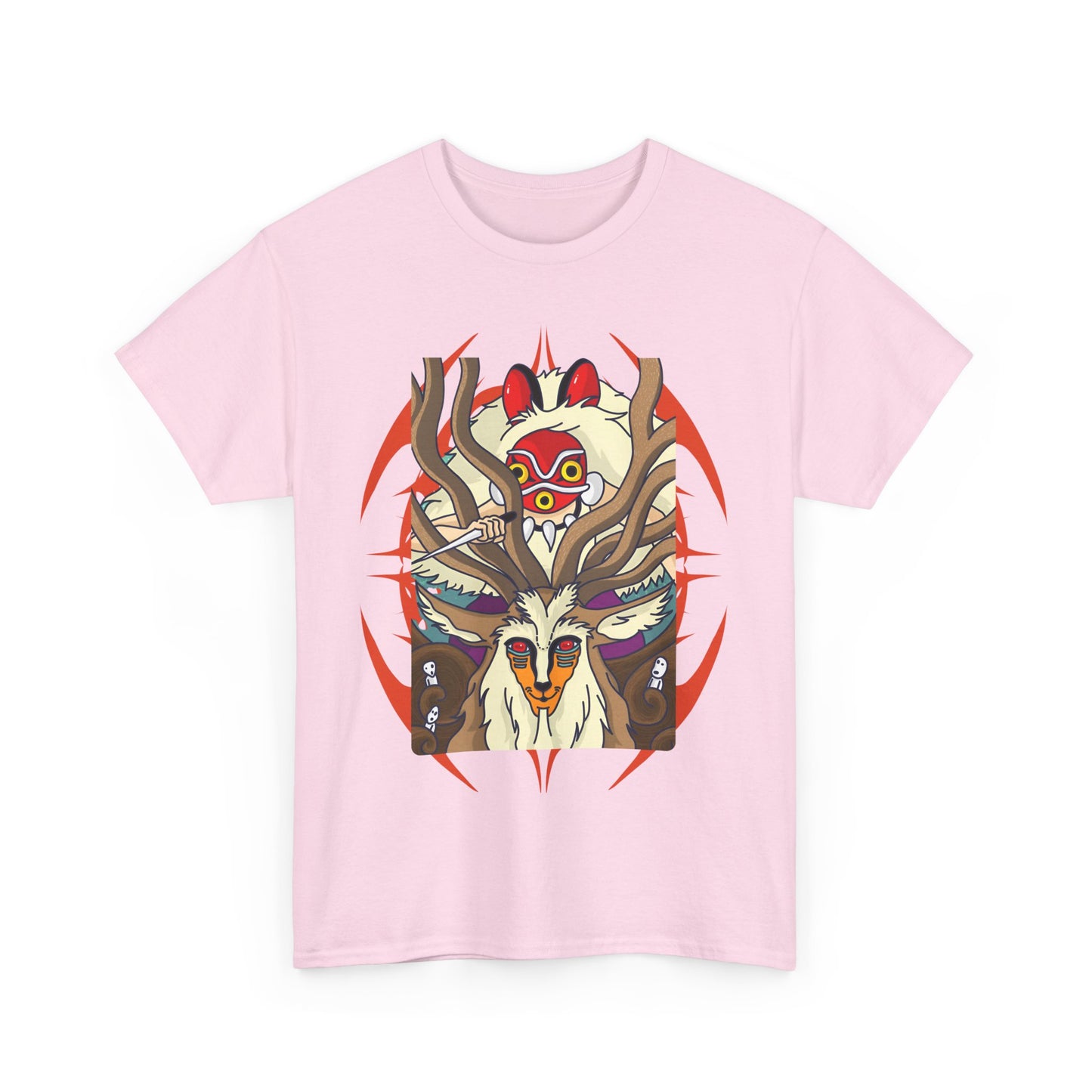 Forest Spirit Princess Mononoke T-Shirt | Ghibli Cotton Anime Tee