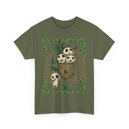 Kodama Ghibli T-Shirt 100% Cotton Studio Ghibli Anime Tee