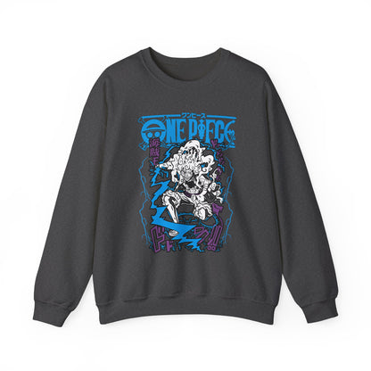 Luffy Gear Sweatshirt – 100% Cotton One Piece Crewneck | Gear 5 Anime Pullover