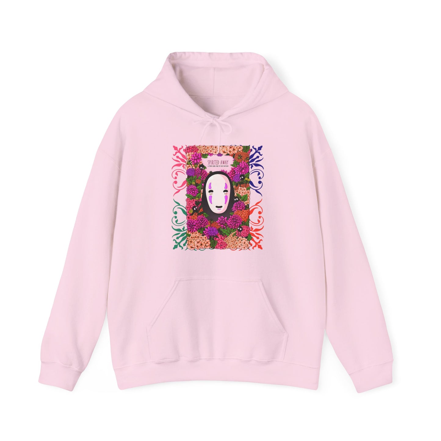 No Face Spirited Away Hoodie – 100% Cotton Gildan 18500 | Studio Ghibli Anime Hoodie