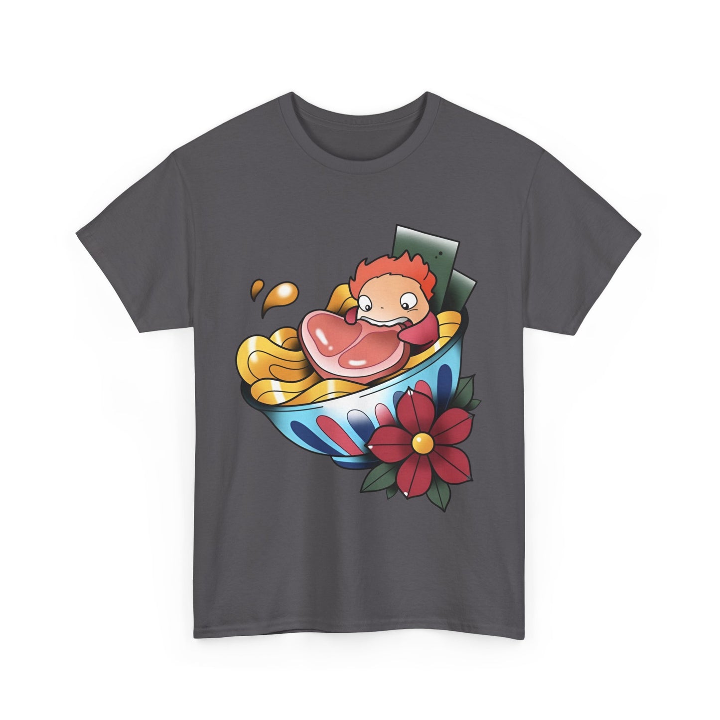 Ponyo Snack Jam T-Shirt | 100% Cotton Studio Ghibli Anime Tee