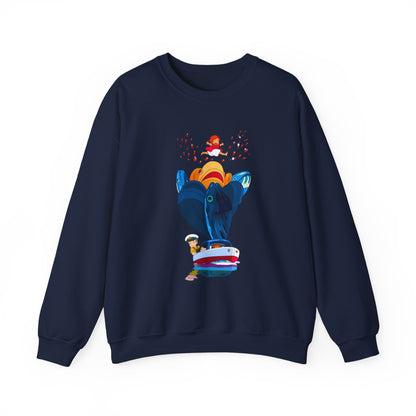 Ponyo and Sosuke Sea Dreams Sweatshirt – 100% Cotton Studio Ghibli Anime Pullover