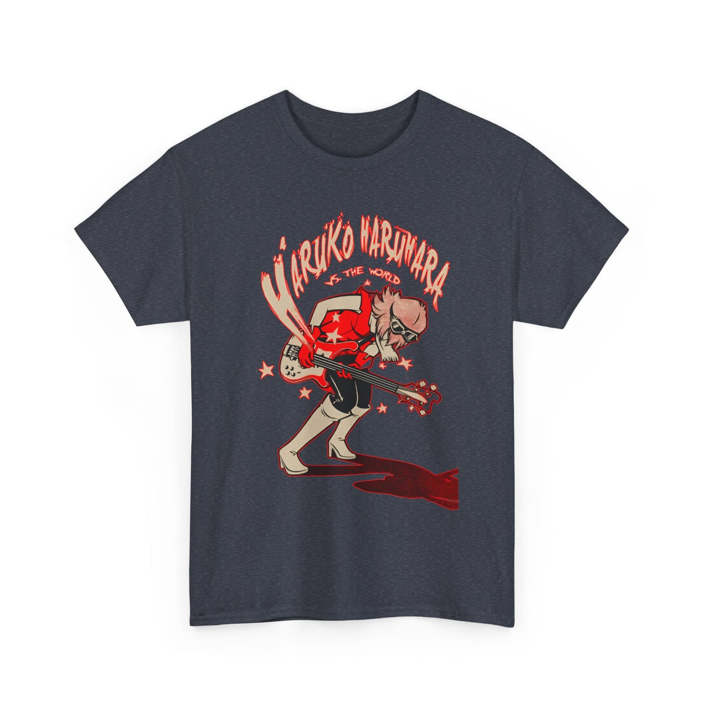 Haruko Haruhara FLCL T-Shirt – 100% Cotton Anime Tee Featuring the Iconic Space Rebel