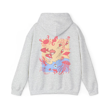 Ponyo Sea World Back Print Hoodie – 100% Cotton Studio Ghibli Ocean Anime Hoodie