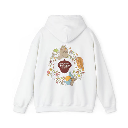 My Neighbor Totoro Back Print Hoodie – 100% Cotton Studio Ghibli Sweatshirt for Anime Fans