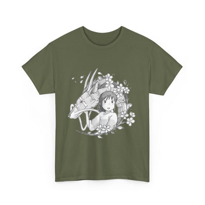 Chihiro and Haku T-Shirt – Spirited Away Ghibli Cotton Tee