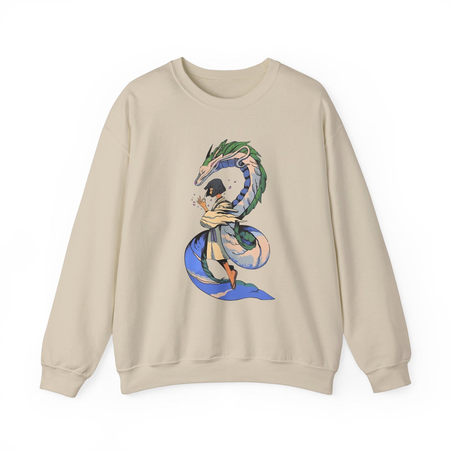 Haku Spirited Away Sweatshirt – 100% Cotton Studio Ghibli Anime Pullover