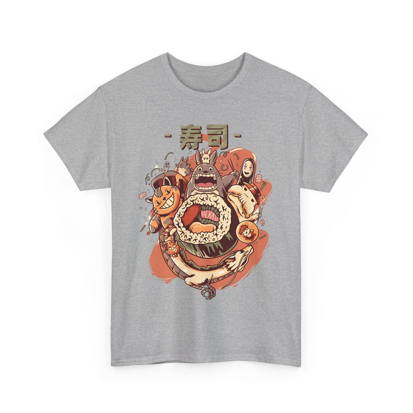 Ghibli Sketch T-Shirt – 100% Cotton Studio Ghibli Anime Tee