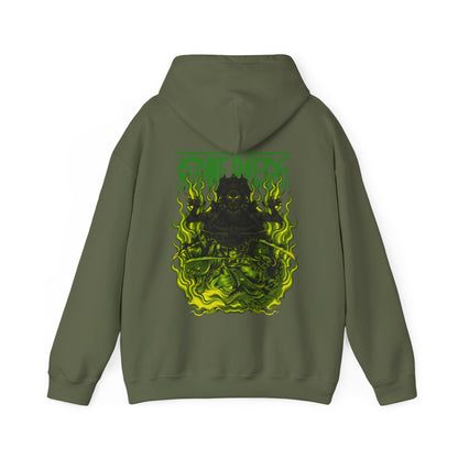 Roronoa Zoro One Piece Back Print Hoodie – 100% Cotton Anime Hoodie for Swordsman Fans