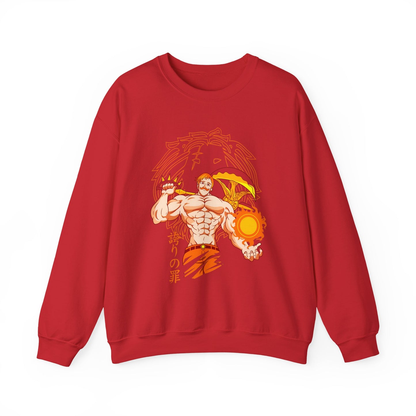 Escanor Seven Deadly Sins Sweatshirt – 100% Cotton Anime Pullover for Lion’s Sin of Pride Fans