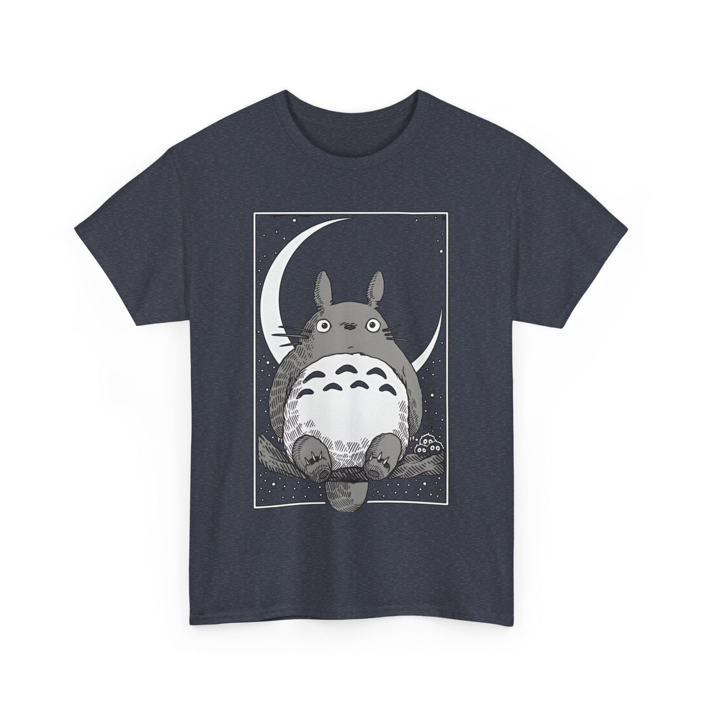 Totoro Sleep Shirt – Cozy Ghibli T-Shirt 100% Cotton for Anime and Nature Lovers