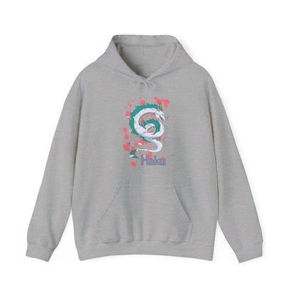 Haku Hoodie – 100% Cotton Spirited Away Dragon Hoodie | Studio Ghibli Anime Apparel