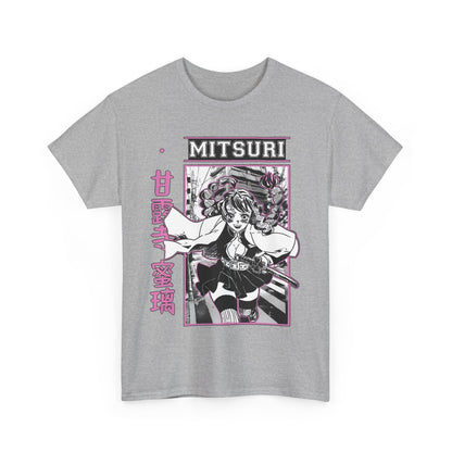 Mitsuri Kanroji T-Shirt – 100% Cotton Demon Slayer Love Hashira Anime Tee