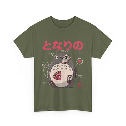 Totoro Anatomy T-Shirt – 100% Cotton Studio Ghibli Anime Tee