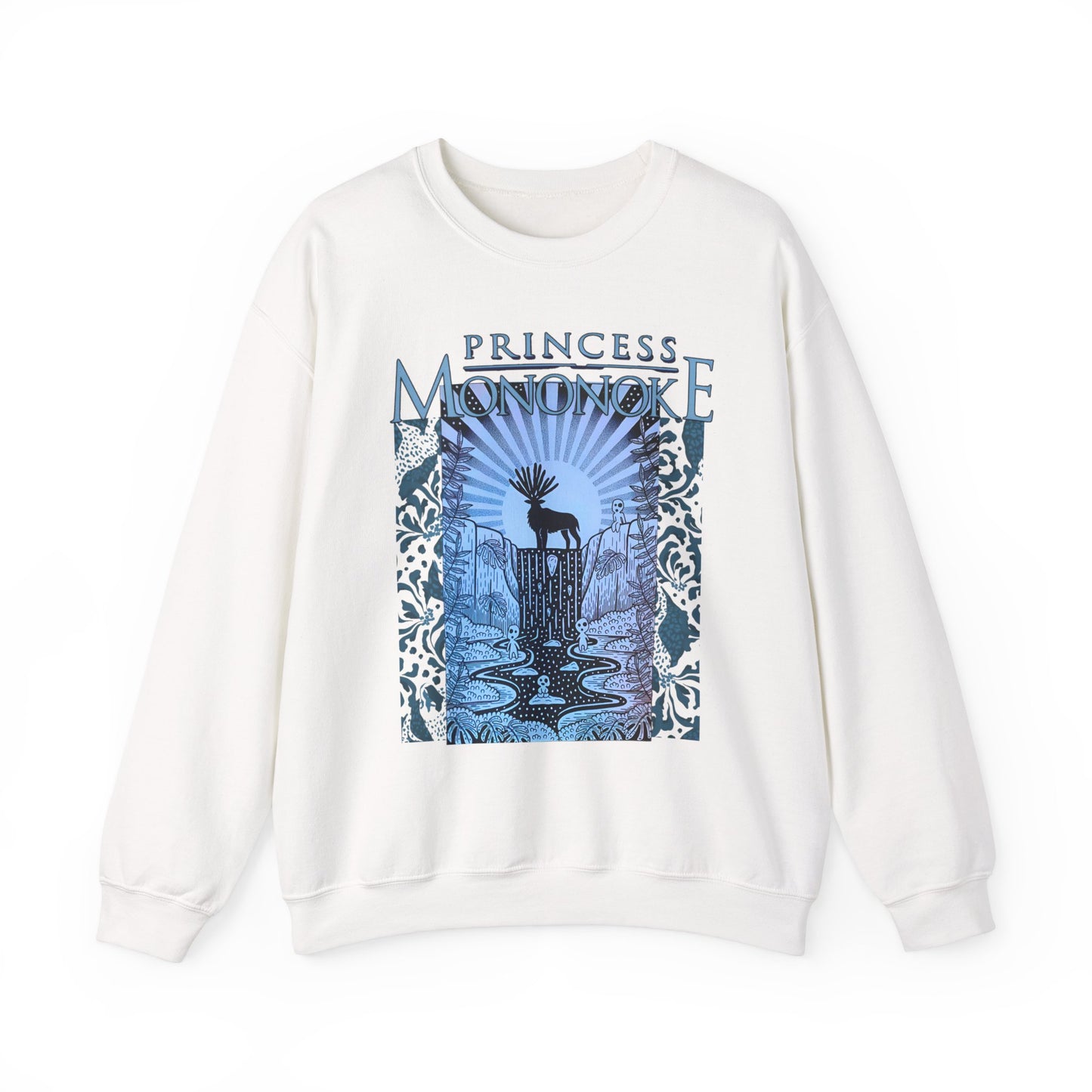 Mononoke Princess Forest Spirit Sweatshirt – 100% Cotton Studio Ghibli Inspired Anime Pullover