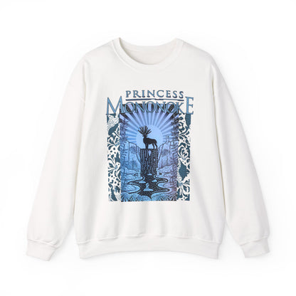 Mononoke Princess Forest Spirit Sweatshirt – 100% Cotton Studio Ghibli Inspired Anime Pullover