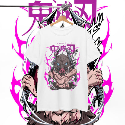 Inosuke Hashibira Demon Slayer Boar T-Shirt | 100% Cotton Anime Tee