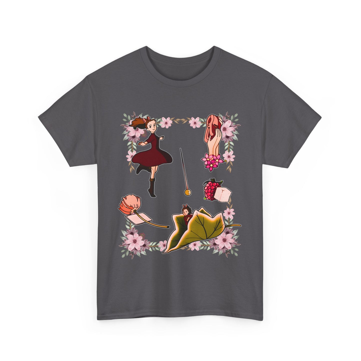 The Secret World of Arrietty T-Shirt – 100% Cotton Ghibli Anime Tee for Fans