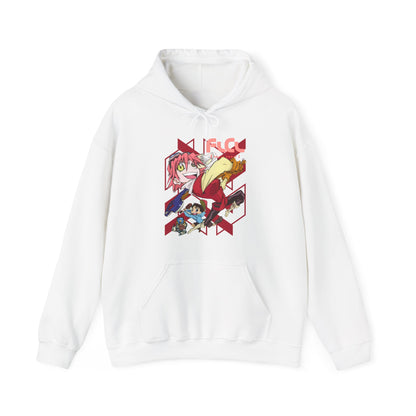 FLCL Hoodie – 100% Cotton Gildan 18500 | Fooly Cooly Classic Anime Hoodie for True Fans