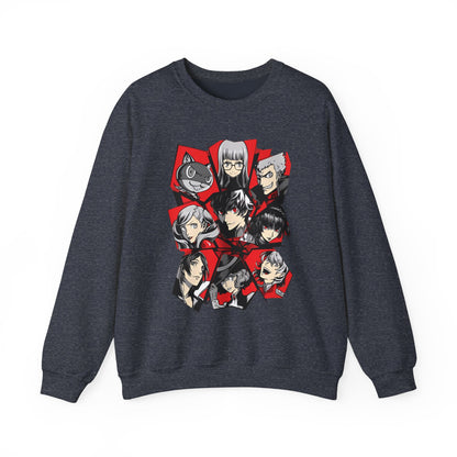 Persona 5 Video Game Sweatshirt – 100% Cotton | Phantom Thieves Cozy Anime Sweater