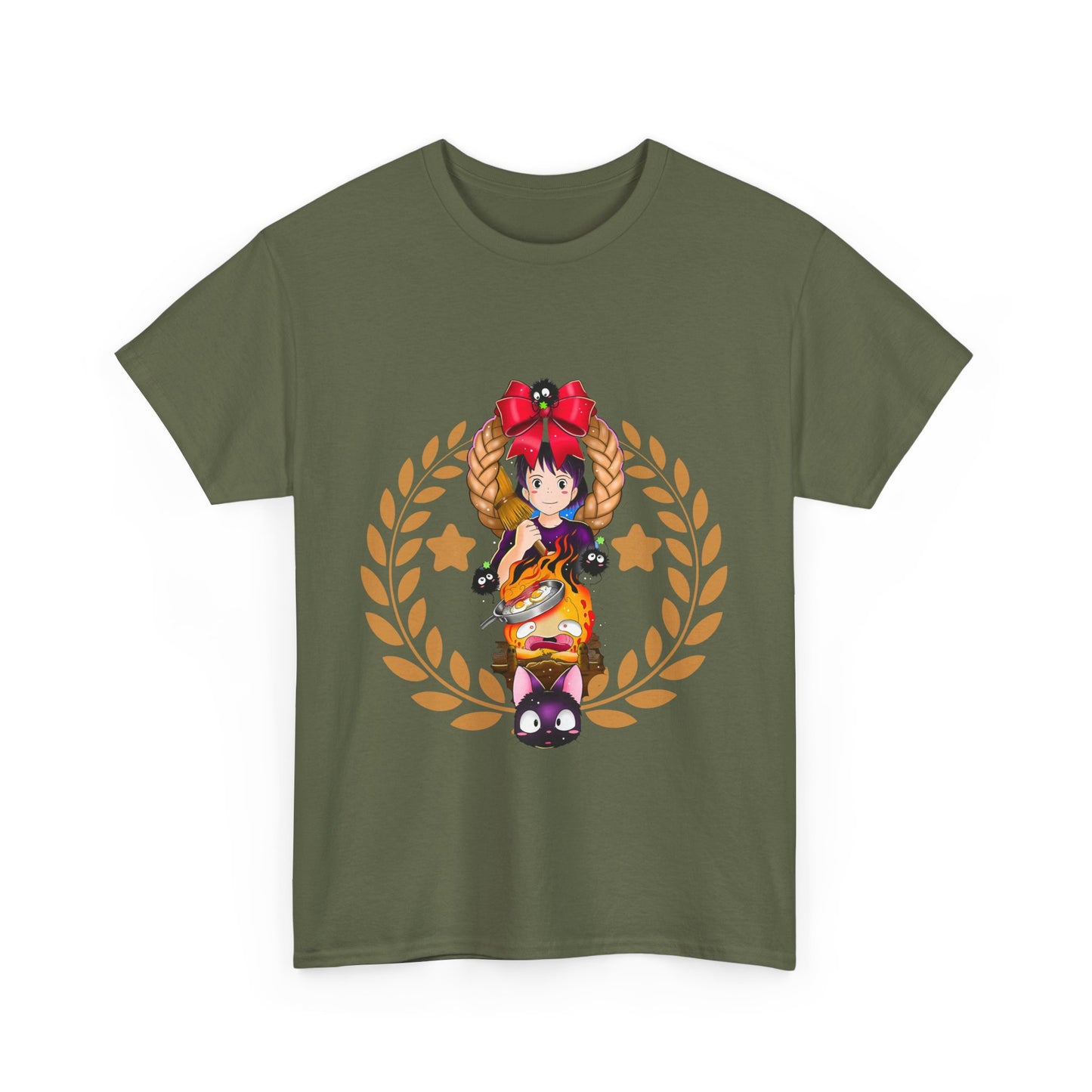 Kiki's Delivery Service T-Shirt 100% Cotton Studio Ghibli Anime Tee