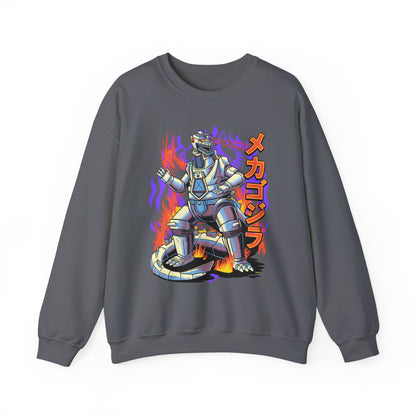 Mechagodzilla Kaiju Sweatshirt – 100% Cotton | Classic Monster Anime Apparel for Kaiju Fans