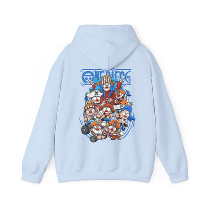 Buggy the Star Clown Back Print Hoodie – 100% Cotton One Piece Anime Streetwear