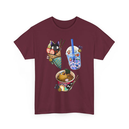 Ghibli Kawaii T-Shirt – Cute Studio Ghibli Shirt 100% Cotton Anime Tee for Fans