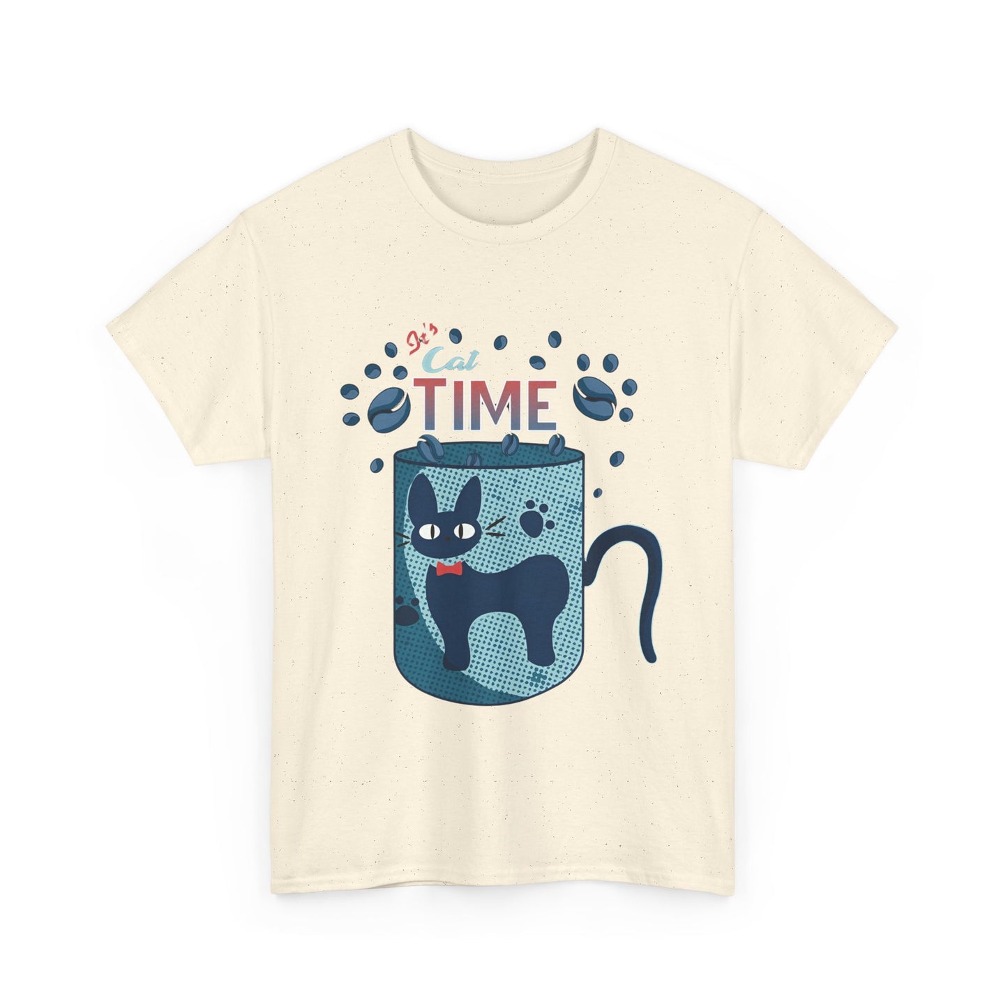 Jiji Cat Tea Time T-Shirt | Kiki’s Delivery Service Anime Tee