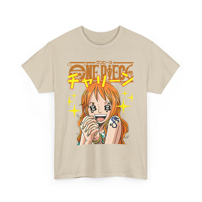 Nami One Piece T-Shirt – 100% Cotton Anime Tee for True Straw Hat Fans