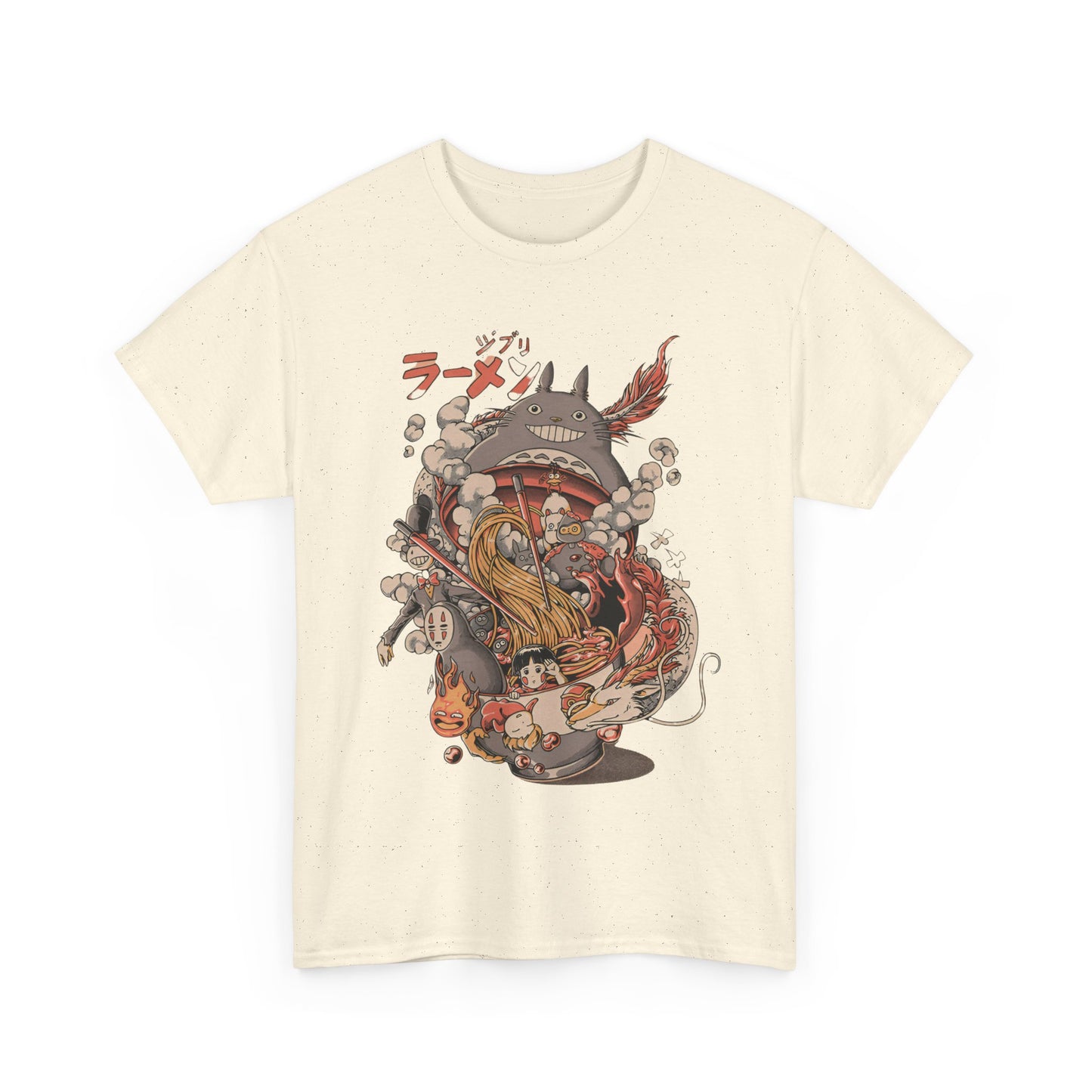 Ghibli Characters Anime T-Shirt | Studio Ghibli Cotton Tee