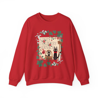 Kiki’s Delivery Service Sweatshirt – 100% Cotton Studio Ghibli Pullover for Anime Fans