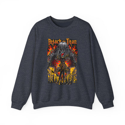 Eren Jaeger Sweatshirt – 100% Cotton Attack on Titan Anime Pullover